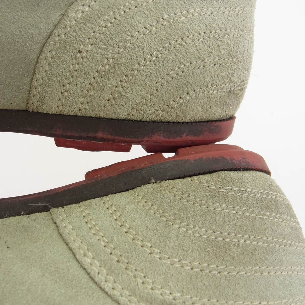 パントフォラドーロ スエード レザー スニーカー シューズ ベージュ系 8【中古】