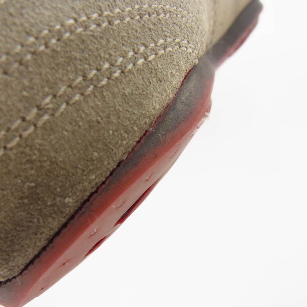 パントフォラドーロ スエード レザー スニーカー シューズ ベージュ系 8【中古】