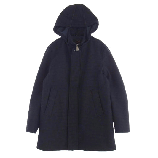 パルト ジップアップ ウール コート ネイビー系 48【中古】
