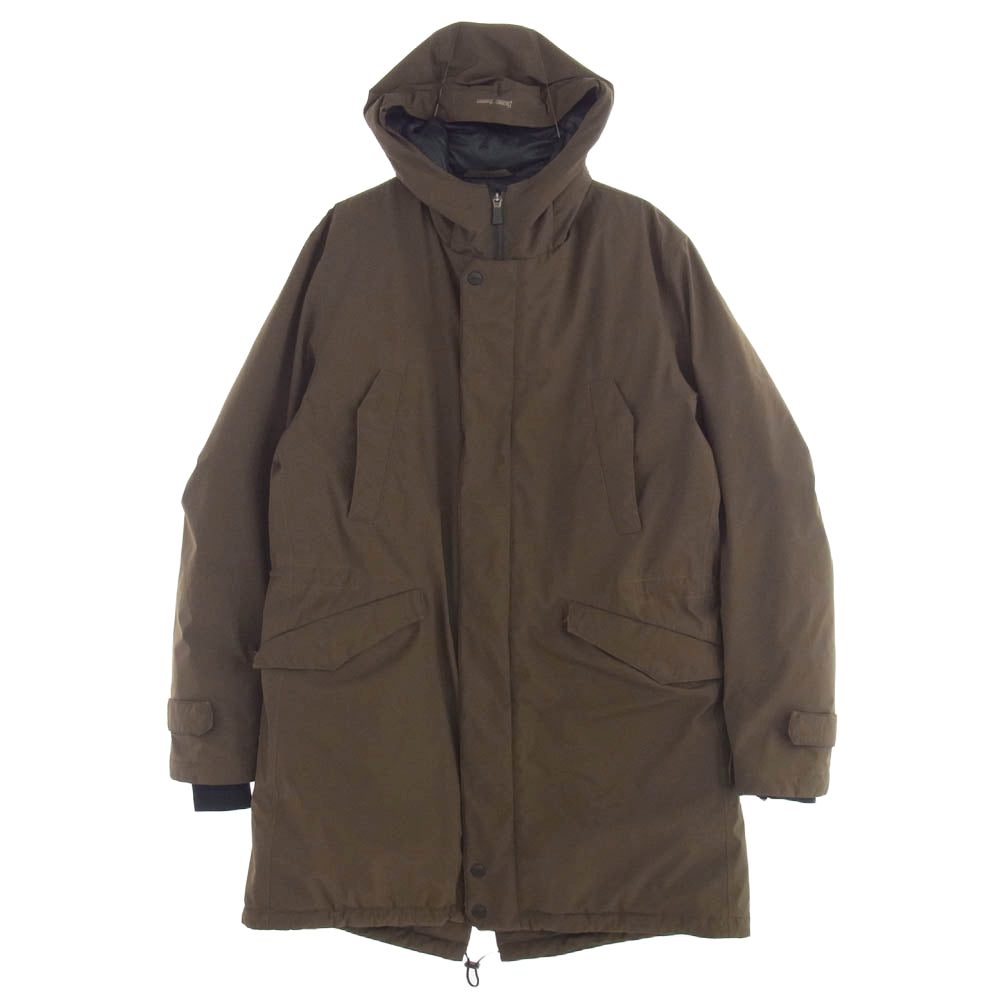 Herno ヘルノ 29157-27933-1 Laminar Gore-Tex ラミナー ゴアテックス ダウン フード コート ジャケット ダークブラウン系 48【中古】