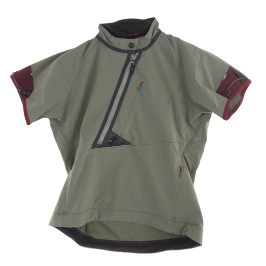 KLATTERMUSEN クレッタルムーセン FREJ TEE フレイティー ソフトシェル トップ Tシャツ グレー系 S【中古】