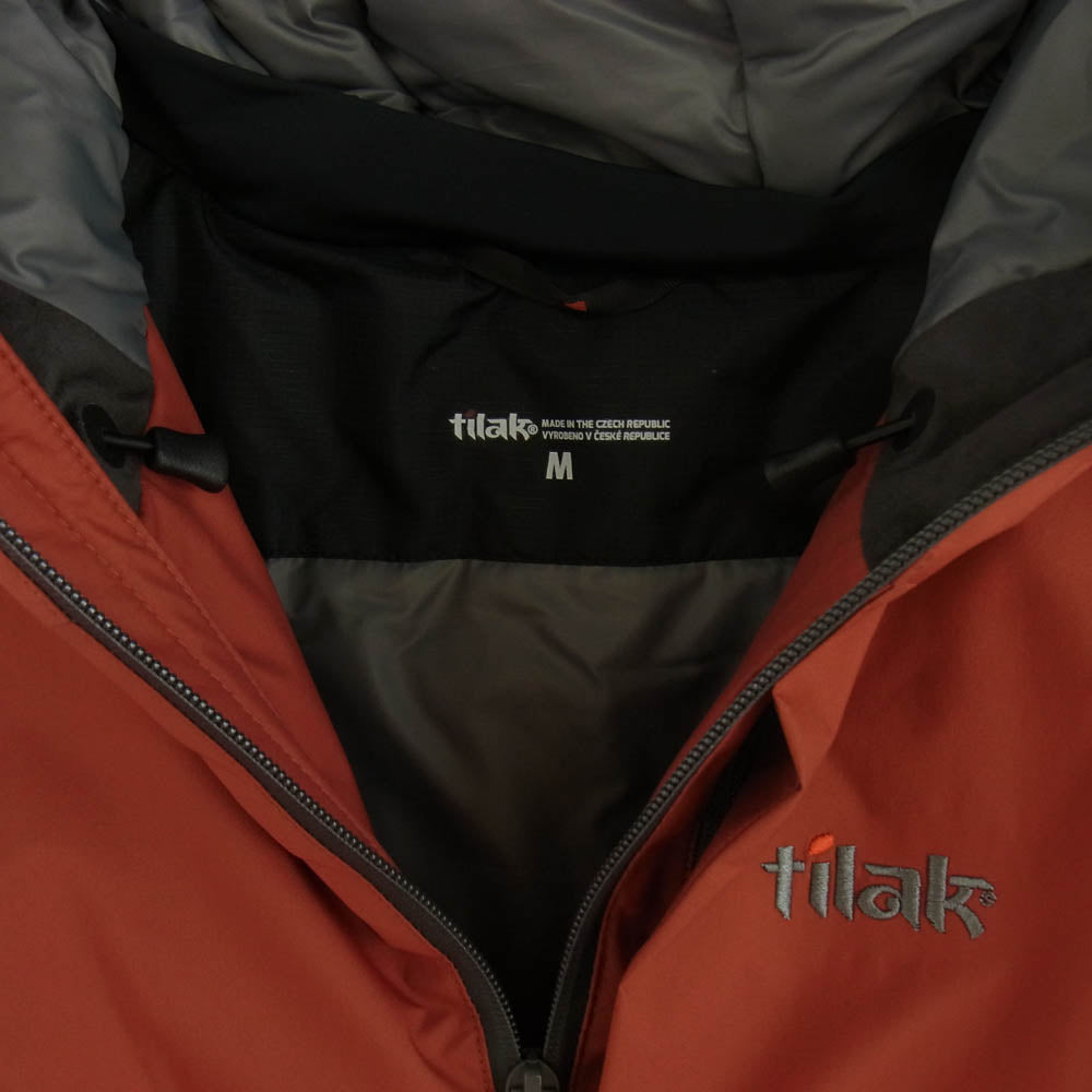 TILAK ティラック Svalbard Jacket スバルバード 中綿 マウンテンパーカー ナイロンジャケット レッド系 M【美品】【中古】