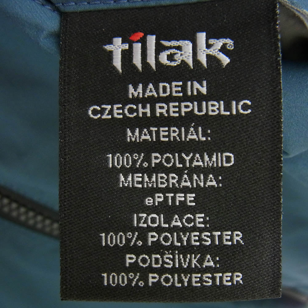 TILAK ティラック POUTNIK by Tilak ポートニック Continental Jacket GORE-TEX コンチネンタル ジャケット ゴアテックス 中綿 ジャケット ブルー系 M【美品】【中古】