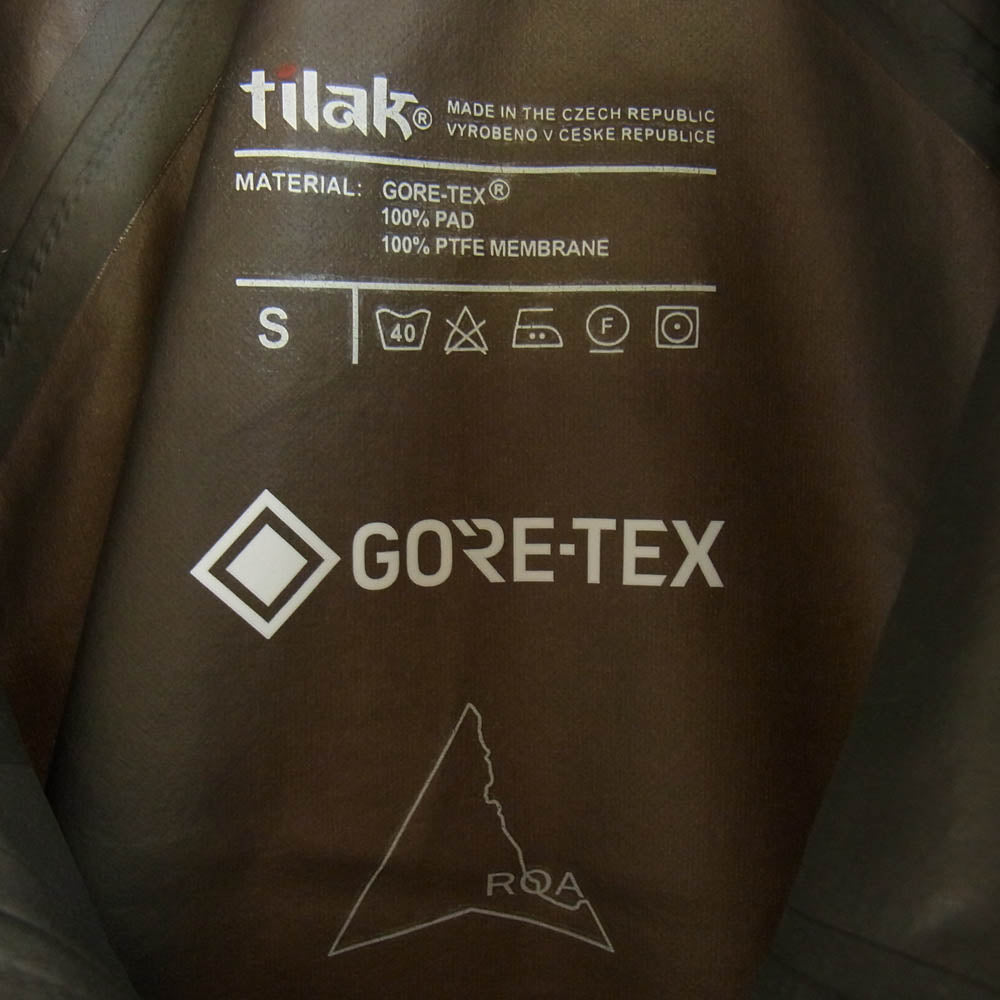 TILAK ティラック × ROA ロア Stinger Parka GORE-TEX スティンガーパーカ ゴアテックス ナイロン ロング ジャケット ブラウン系 S【中古】
