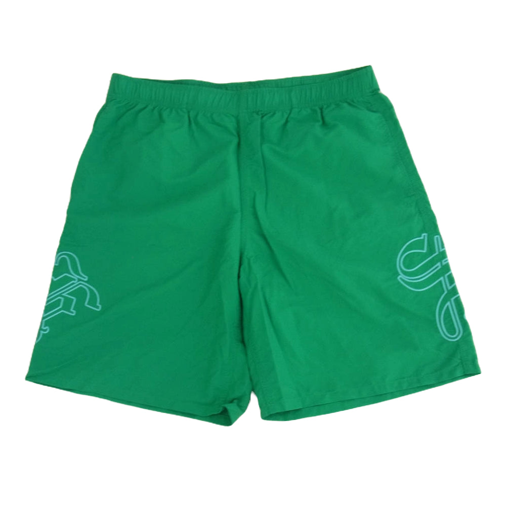 Supreme シュプリーム 23SS old english nylon short グリーン系 L【極上美品】【中古】