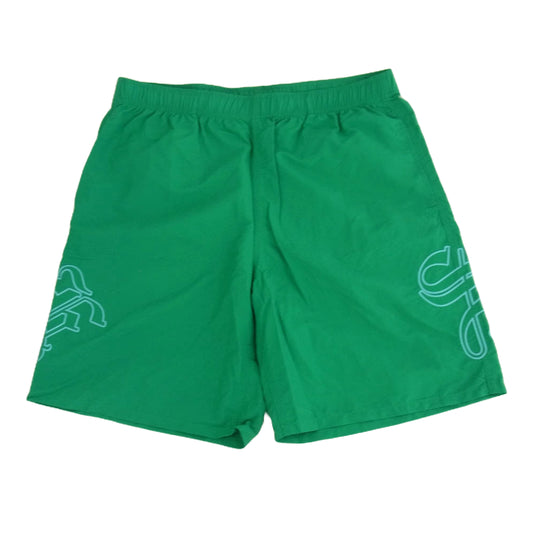 Supreme シュプリーム 23SS old english nylon short グリーン系 L【極上美品】【中古】