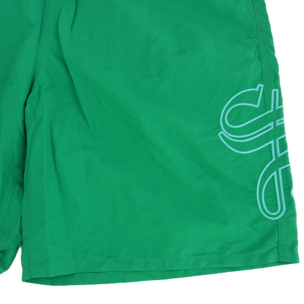 Supreme シュプリーム 23SS old english nylon short グリーン系 L【極上美品】【中古】