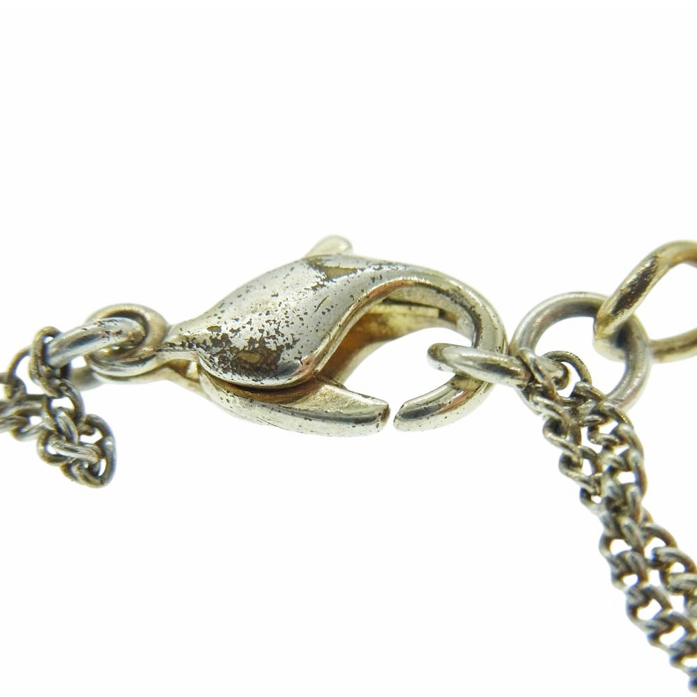 Dior ディオール ダブルチェーン サークル ロゴ ブレスレット ゴールド系【中古】