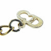 Dior ディオール ダブルチェーン サークル ロゴ ブレスレット ゴールド系【中古】