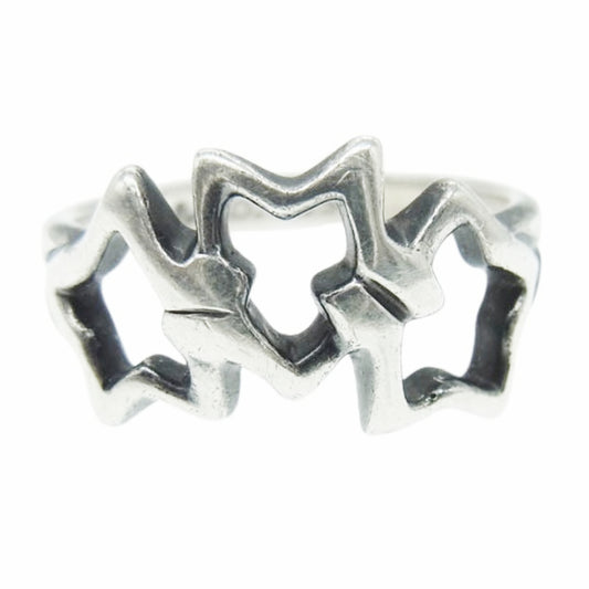 TIFFANY&Co. ティファニー トリプルスター シルバー リング シルバー系 8.5号【中古】