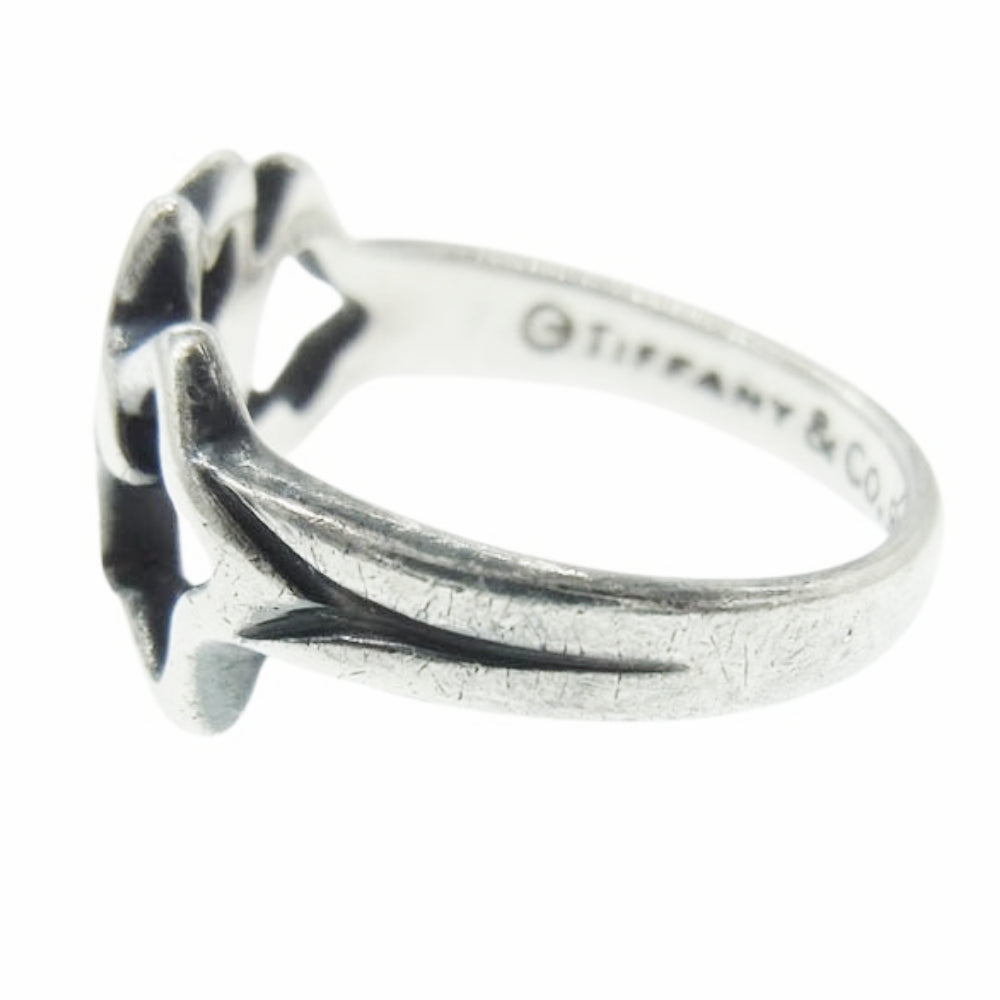 TIFFANY&Co. ティファニー トリプルスター シルバー リング シルバー系 8.5号【中古】