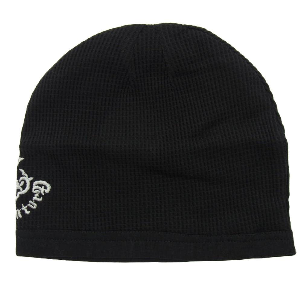 GABOR ガボール GABORATORY ガボラトリー ロゴ刺繍 ビーニー ニット帽 ブラック系【美品】【中古】