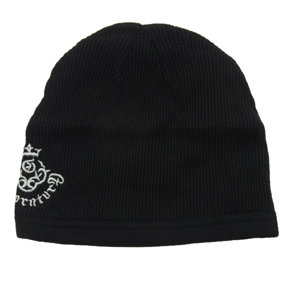 GABOR ガボール GABORATORY ガボラトリー ロゴ刺繍 ビーニー ニット帽 ブラック系【美品】【中古】