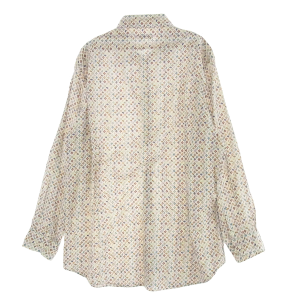 ETRO エトロ 花柄 ペイズリー柄 長袖 シャツ マルチカラー系 XL【中古】