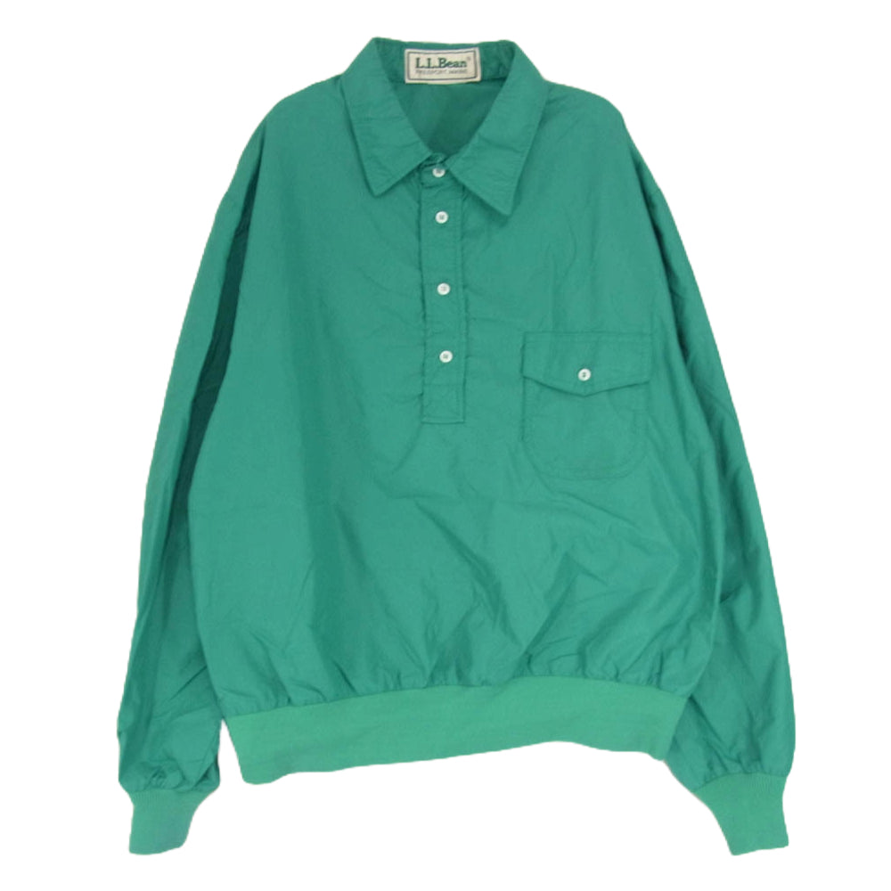 L.L.Bean エルエルビーン 80's ナイロン アノラック ジャケット グリーン系 サイズ表記無【中古】