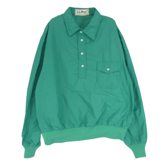 L.L.Bean エルエルビーン 80's ナイロン アノラック ジャケット グリーン系 サイズ表記無【中古】