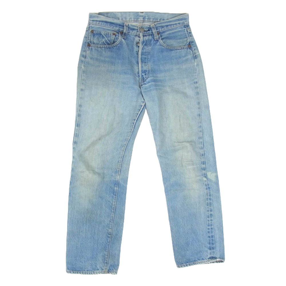 Levi's リーバイス 73~76年  VINTAGE ヴィンテージ 66前期 501 ボタンフライ デニムパンツ スモールe ボタン裏刻印6 インディゴブルー系 30【中古】