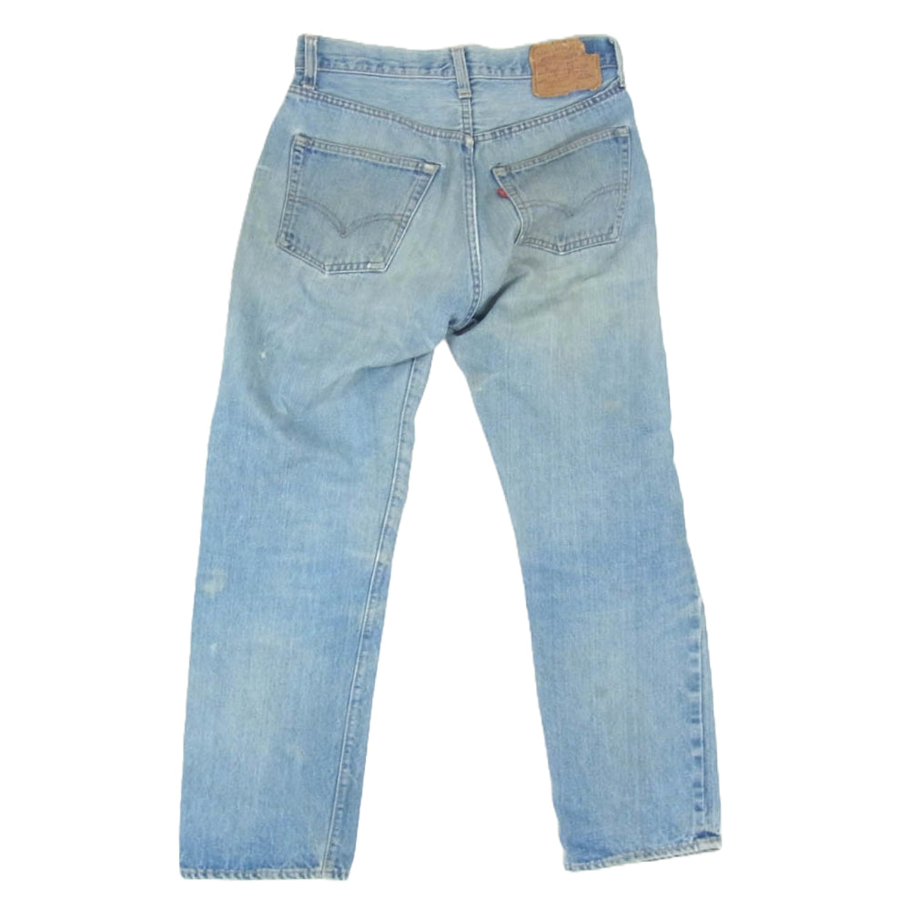 Levi's リーバイス 73~76年  VINTAGE ヴィンテージ 66前期 501 ボタンフライ デニムパンツ スモールe ボタン裏刻印6 インディゴブルー系 30【中古】
