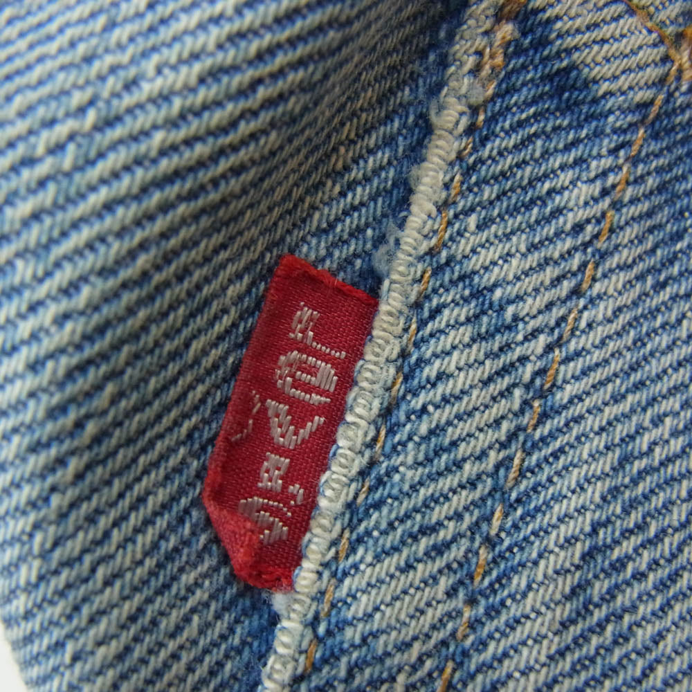 Levi's リーバイス 73~76年  VINTAGE ヴィンテージ 66前期 501 ボタンフライ デニムパンツ スモールe ボタン裏刻印6 インディゴブルー系 30【中古】