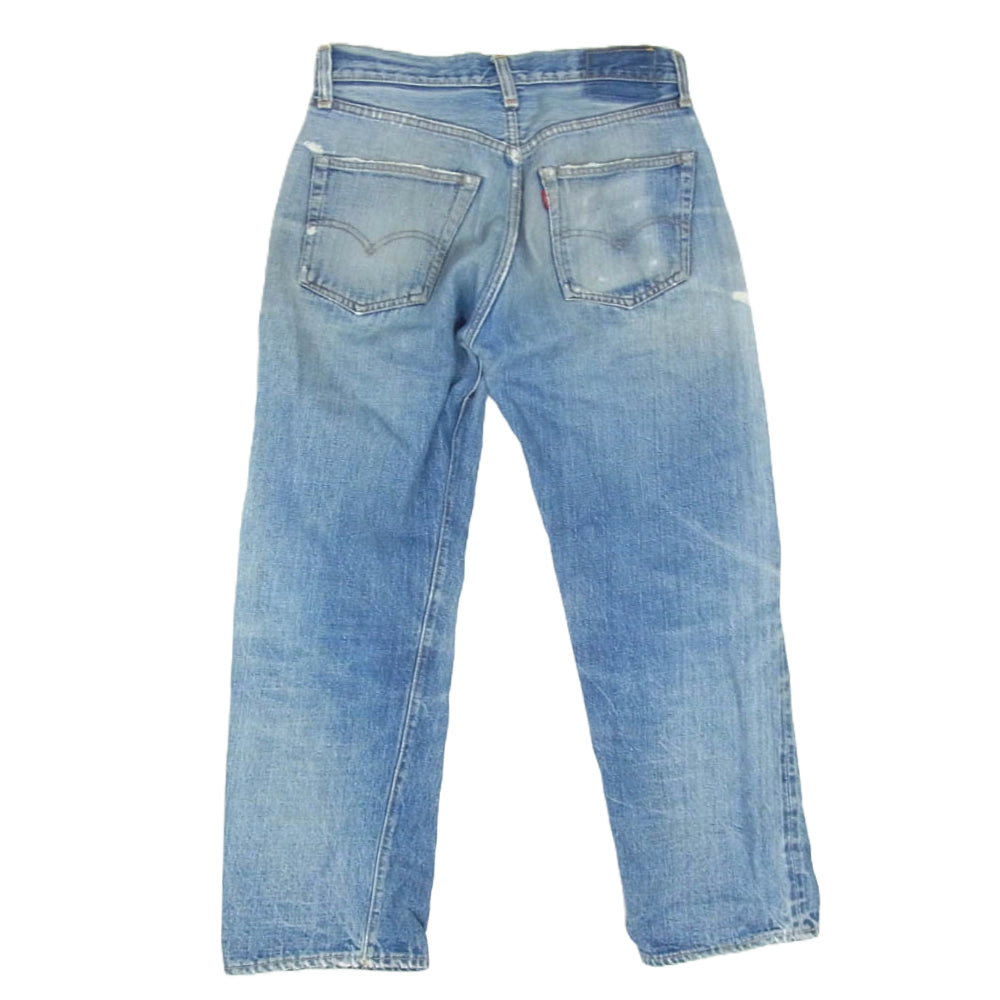 Levi's リーバイス 70's VINTAGE ヴィンテージ BIG E 後期 501 ボタンフライ デニムパンツ 不均等V 両面BIGEタグ ボタン裏刻印6 インディゴブルー系 サイズ表記無【中古】