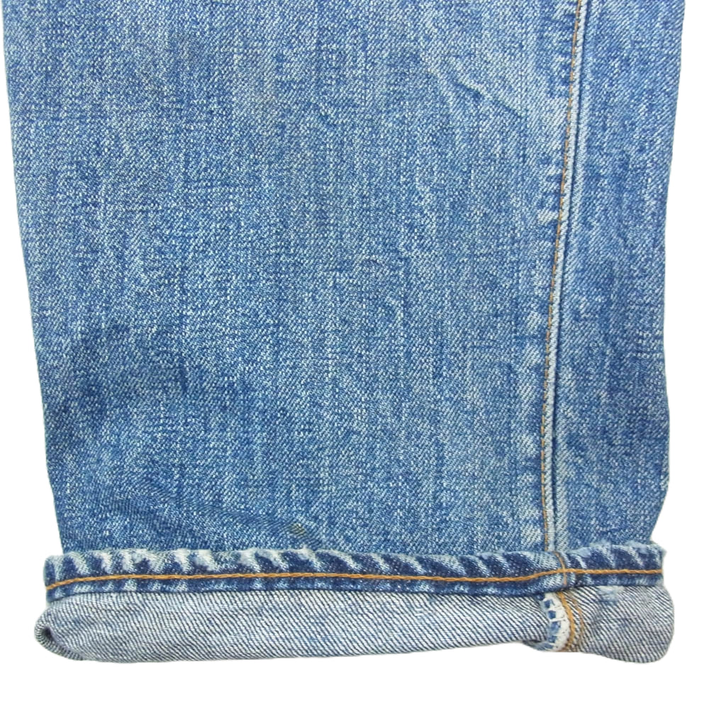 Levi's リーバイス 70's VINTAGE ヴィンテージ BIG E 後期 501 ボタンフライ デニムパンツ 不均等V 両面BIGEタグ ボタン裏刻印6 インディゴブルー系 サイズ表記無【中古】