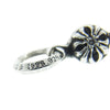 CHROME HEARTS クロムハーツ（原本無） 1B TNY CH CRS 1DIA 1ボール タイニー CHクロス アフターダイヤ チャーム シルバー ネックレストップ シルバー系【中古】