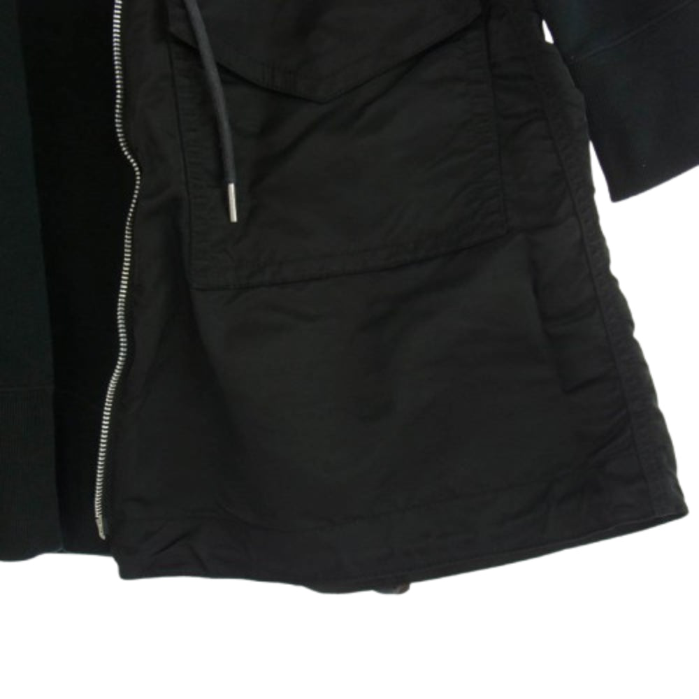 Sacai サカイ 23AW SCW-069 Sponge Sweat Nylon Twill Dress