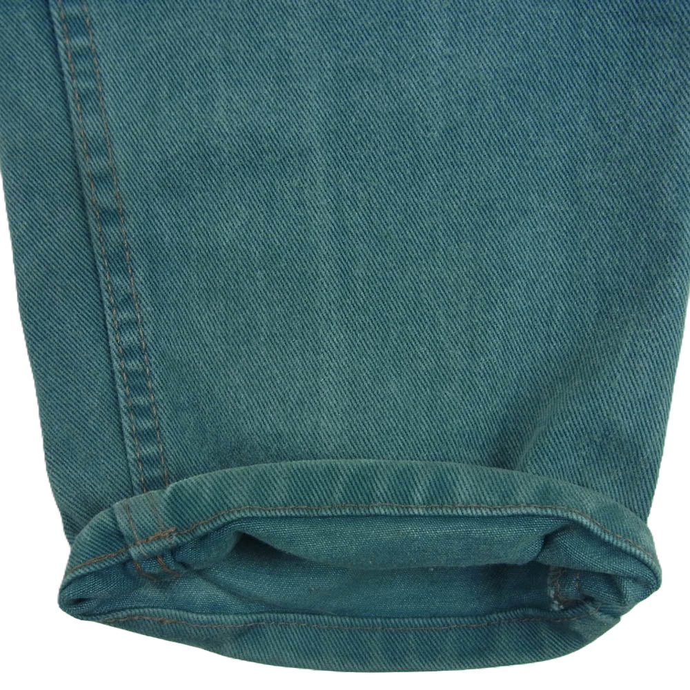 Levi's リーバイス 90's 550 先染め ジップフライ デニム パンツ オレンジタブ ボタン裏刻印515 グリーン系 W36 L34【中古】