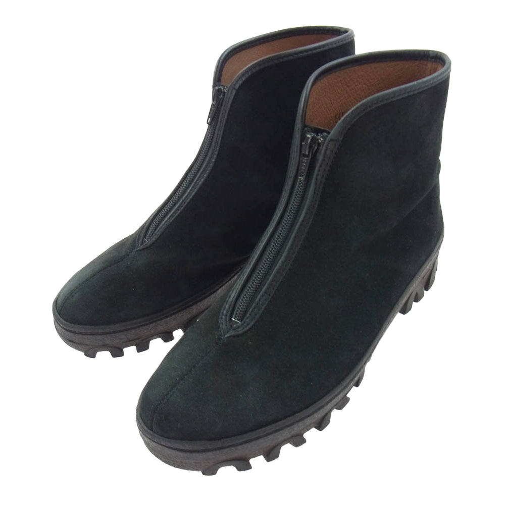 リプロダクションオブファウンド RUSSIAN MILITARY BOOTS ロシア軍 スエードレザー ブーツ ブラック系 42【中古】