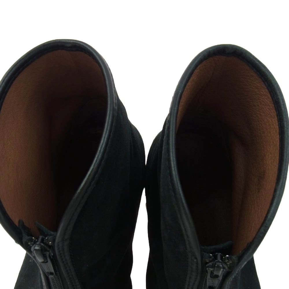 リプロダクションオブファウンド RUSSIAN MILITARY BOOTS ロシア軍 スエードレザー ブーツ ブラック系 42【中古】