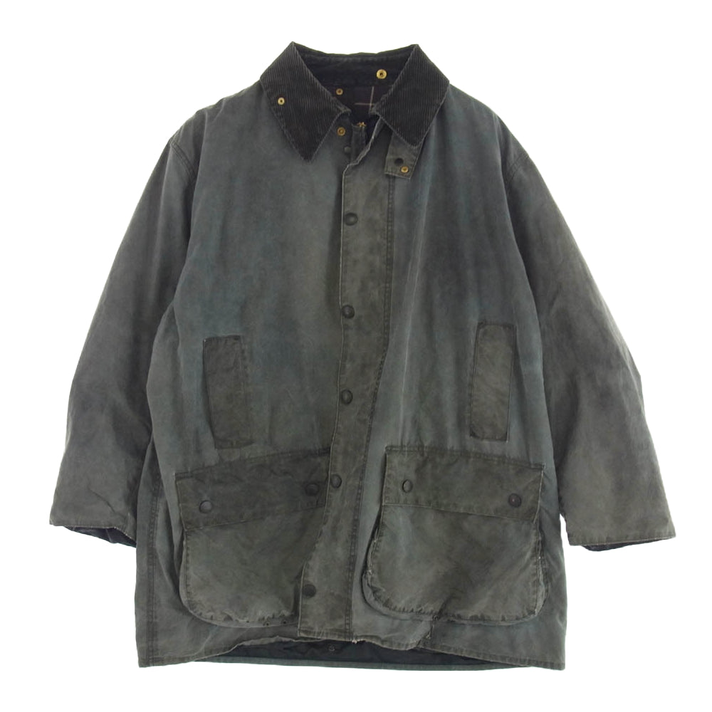 Barbour バブアー 英国製 94年製 BORDER ボーダー オイルドジャケット グレー系【中古】