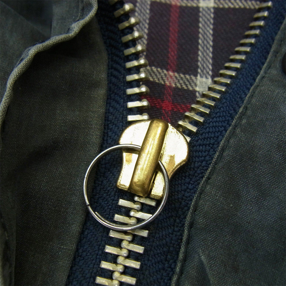Barbour バブアー 英国製 94年製 BORDER ボーダー オイルドジャケット グレー系【中古】