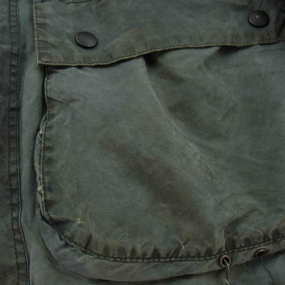 Barbour バブアー 英国製 94年製 BORDER ボーダー オイルドジャケット グレー系【中古】