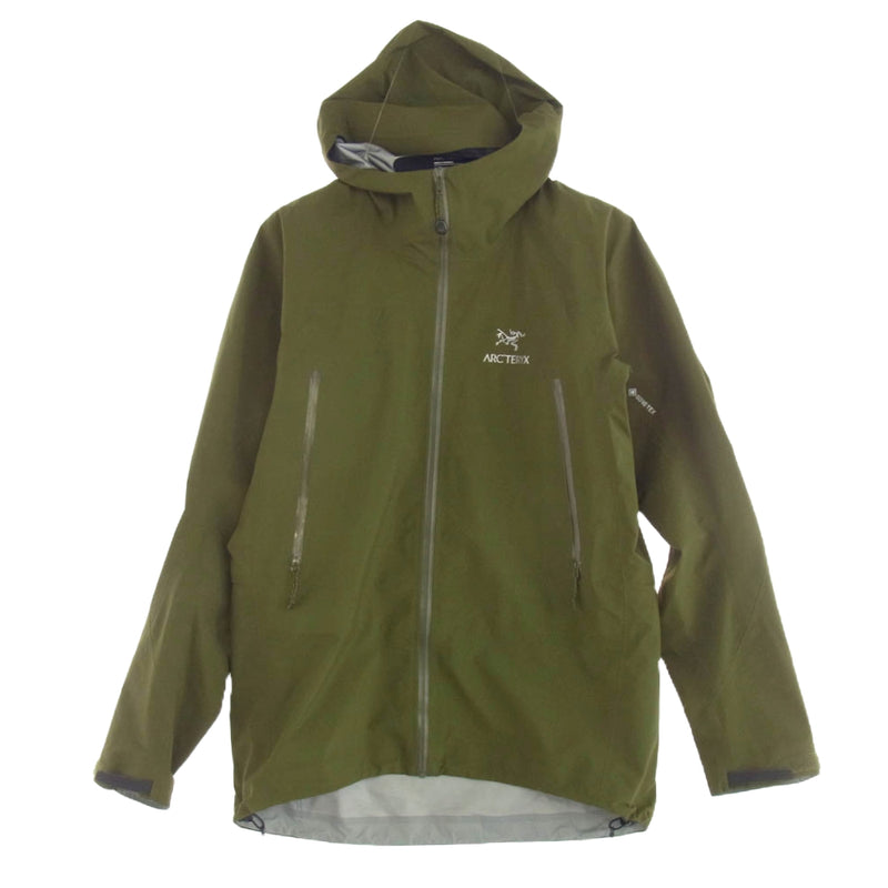ARC'TERYX アークテリクス 16473-120540 ZETA AR JACKET ゼータ マウンテンパーカー ナイロンジャケット モスグリーン系 L【中古】