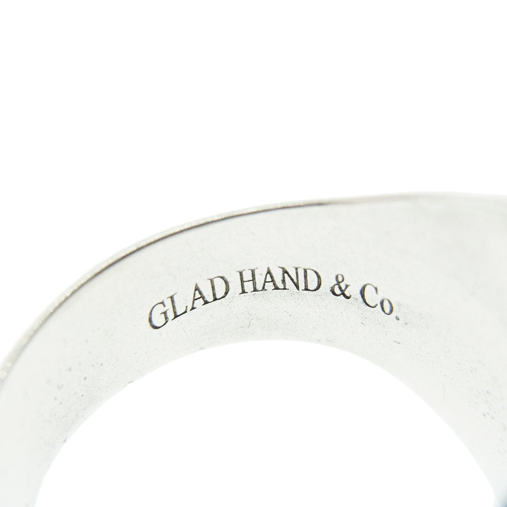 GLADHAND & Co. グラッドハンド Family Crest Ring ファミリー クレスト silver925 シルバー リング シルバー系 13号【中古】