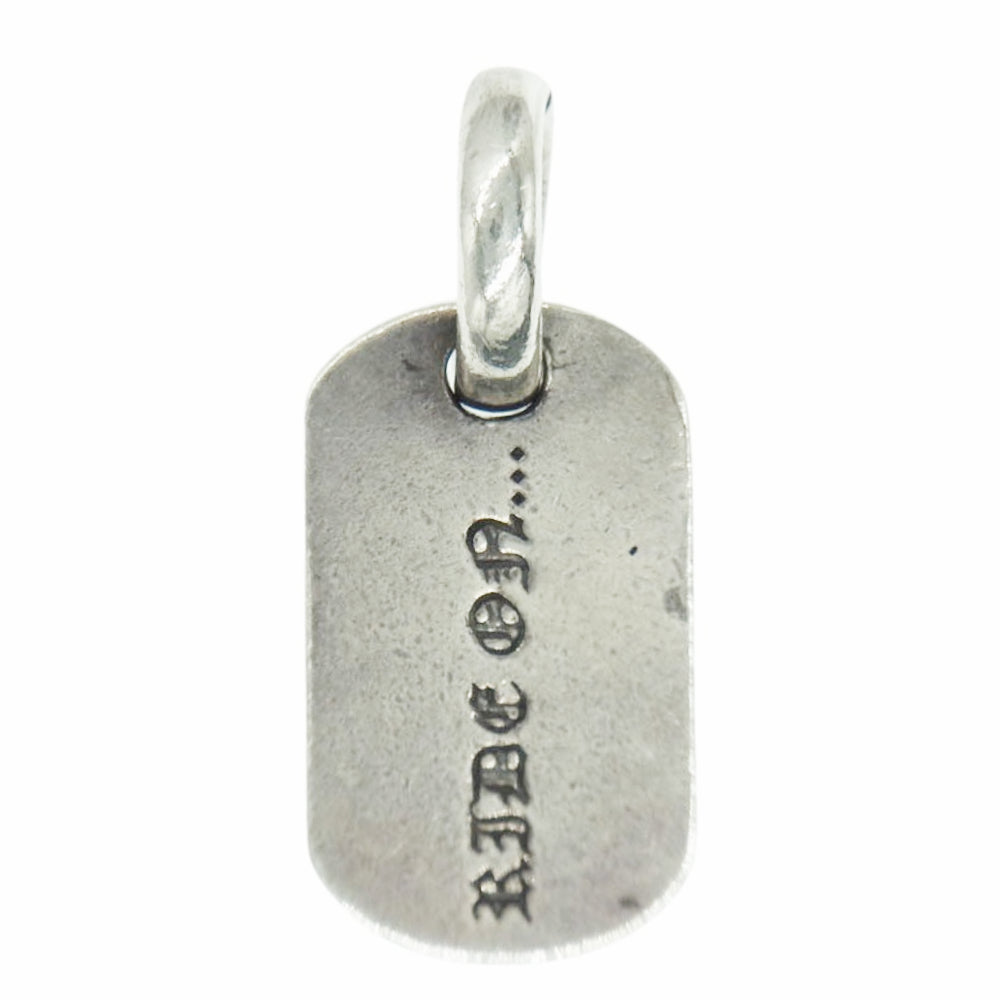 CHROME HEARTS クロムハーツ（原本無） DT TNY RS3 RS3クロス タイニー ドッグタグ ペンダントトップ シルバー系【中古】