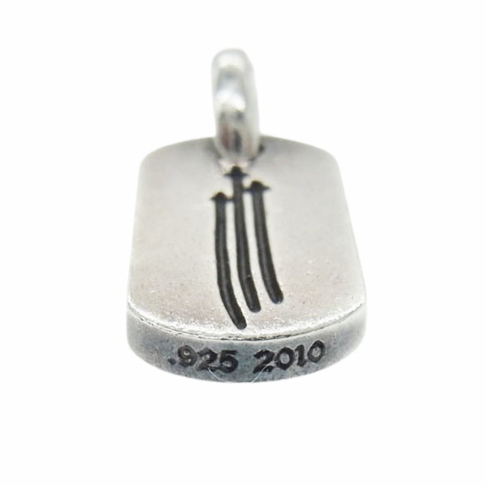 CHROME HEARTS クロムハーツ（原本無） DT TNY RS3 RS3クロス タイニー ドッグタグ ペンダントトップ シルバー系【中古】