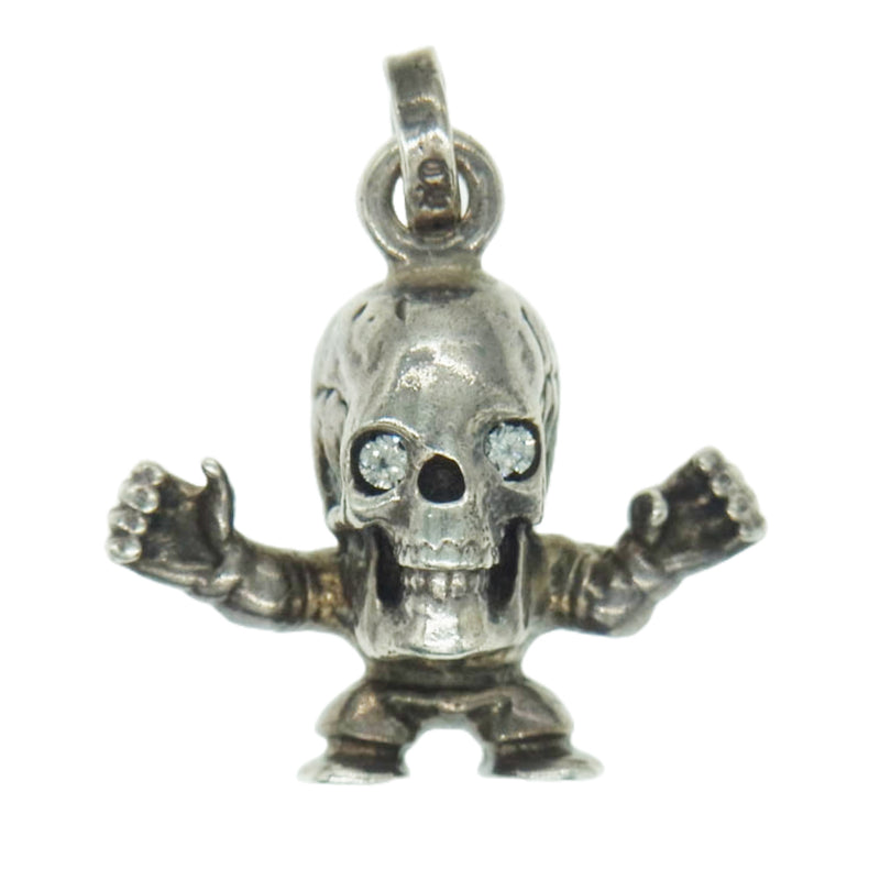 CHROME HEARTS クロムハーツ（原本無） FOTI HARRIS TEETER フォティハリスティーター スカル チャーム アフターダイヤ シルバー系【中古】