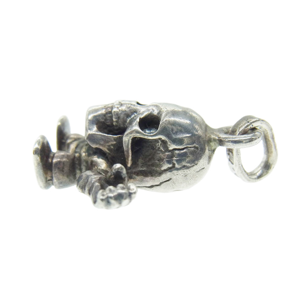 CHROME HEARTS クロムハーツ（原本無） FOTI HARRIS TEETER フォティハリスティーター スカル チャーム アフターダイヤ シルバー系【中古】