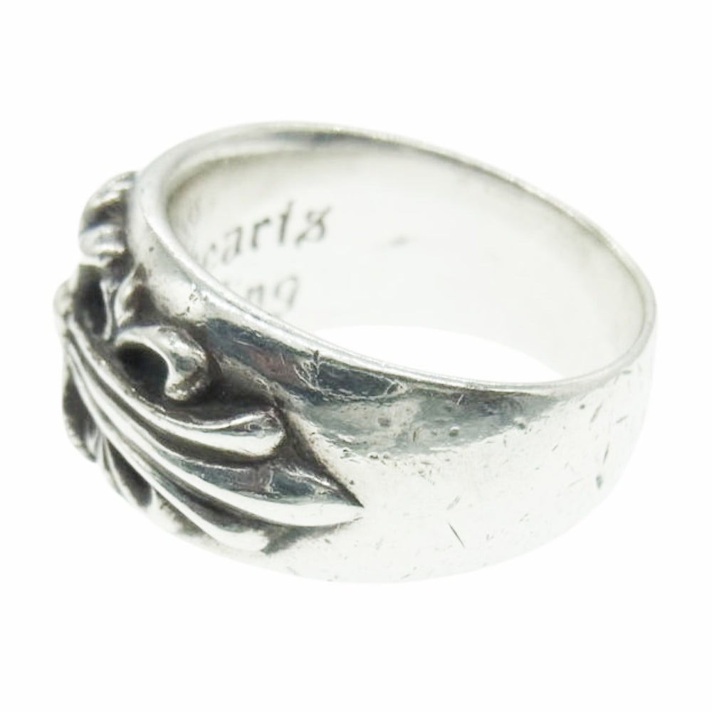 CHROME HEARTS クロムハーツ（原本無） FLRL CRS フローラルクロス リング シルバー系 20号【中古】