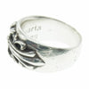 CHROME HEARTS クロムハーツ（原本無） FLRL CRS フローラルクロス リング シルバー系 20号【中古】