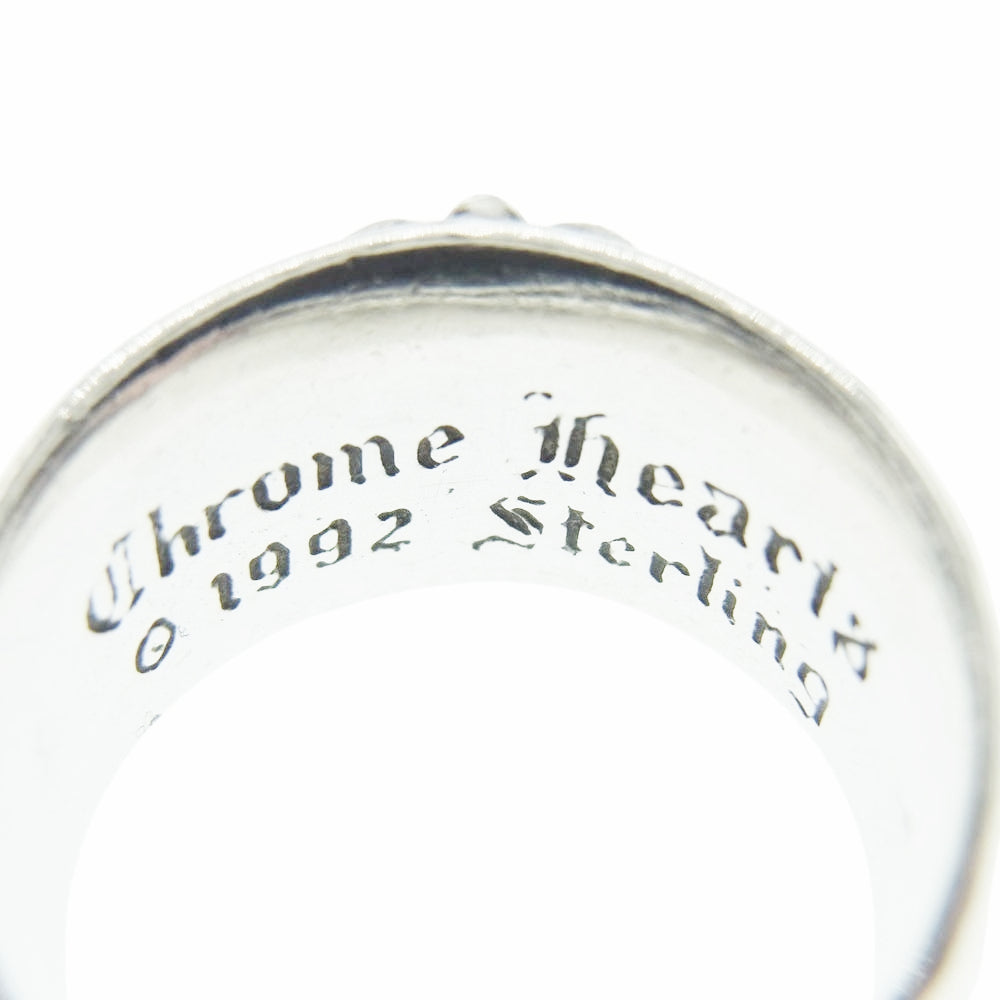 CHROME HEARTS クロムハーツ（原本無） FLRL CRS フローラルクロス リング シルバー系 20号【中古】