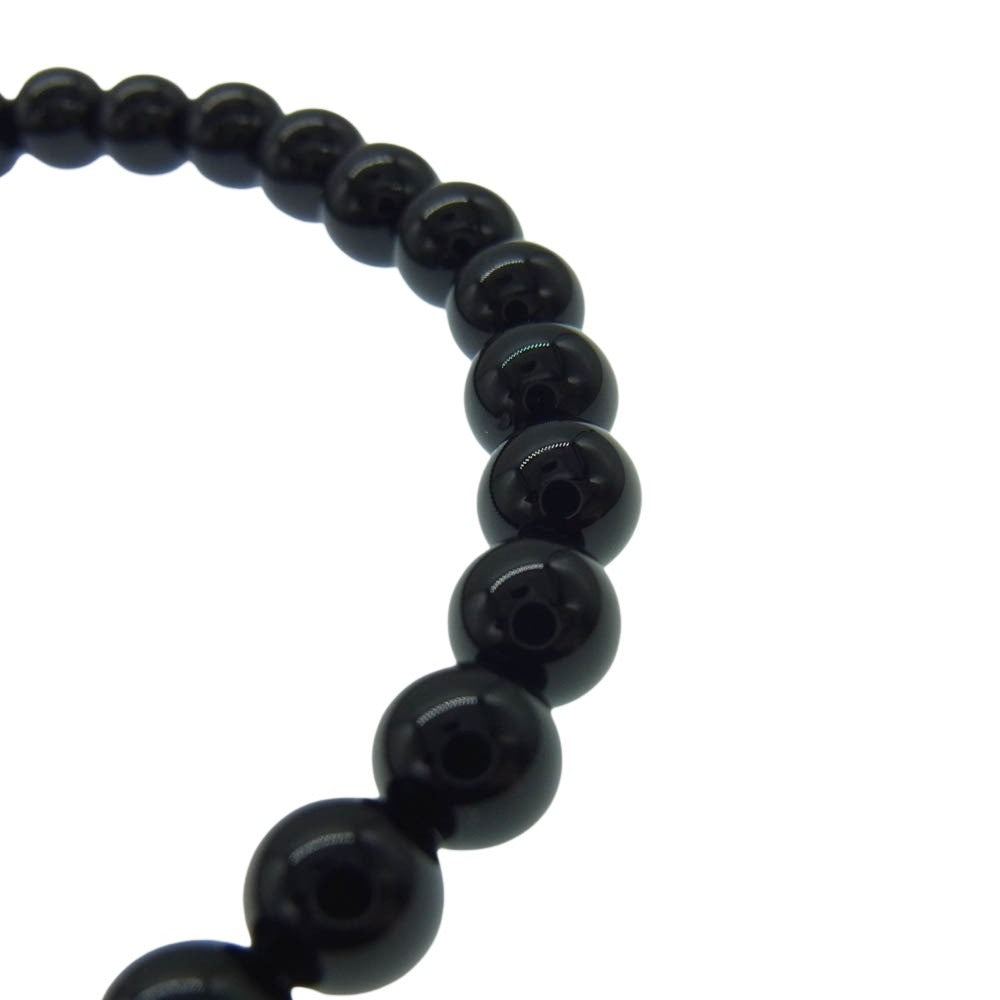 LONE ONES ロンワンズ MFSB-0002S-SO-M 販売証明カード付属 ストーンブレス イーグルビード6mm オニキス ストーン ブレスレット ブラック系【極上美品】【中古】