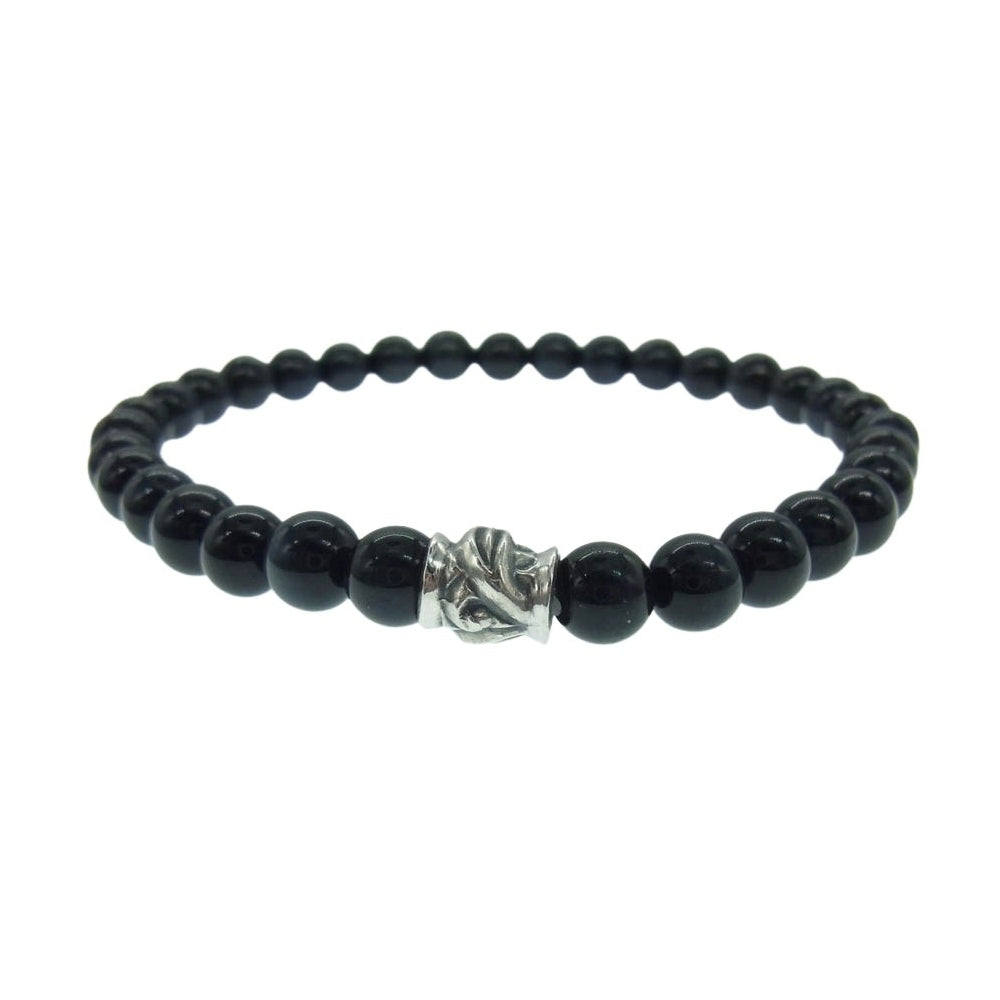 LONE ONES ロンワンズ MFSB-0002S-BTE-M 販売証明カード付属 ストーンブレス ホークビード6mm ブルータイガーアイ ストーン ブレスレット ダークネイビー系【極上美品】【中古】