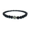 LONE ONES ロンワンズ MFSB-0002S-BTE-M 販売証明カード付属 ストーンブレス ホークビード6mm ブルータイガーアイ ストーン ブレスレット ダークネイビー系【極上美品】【中古】