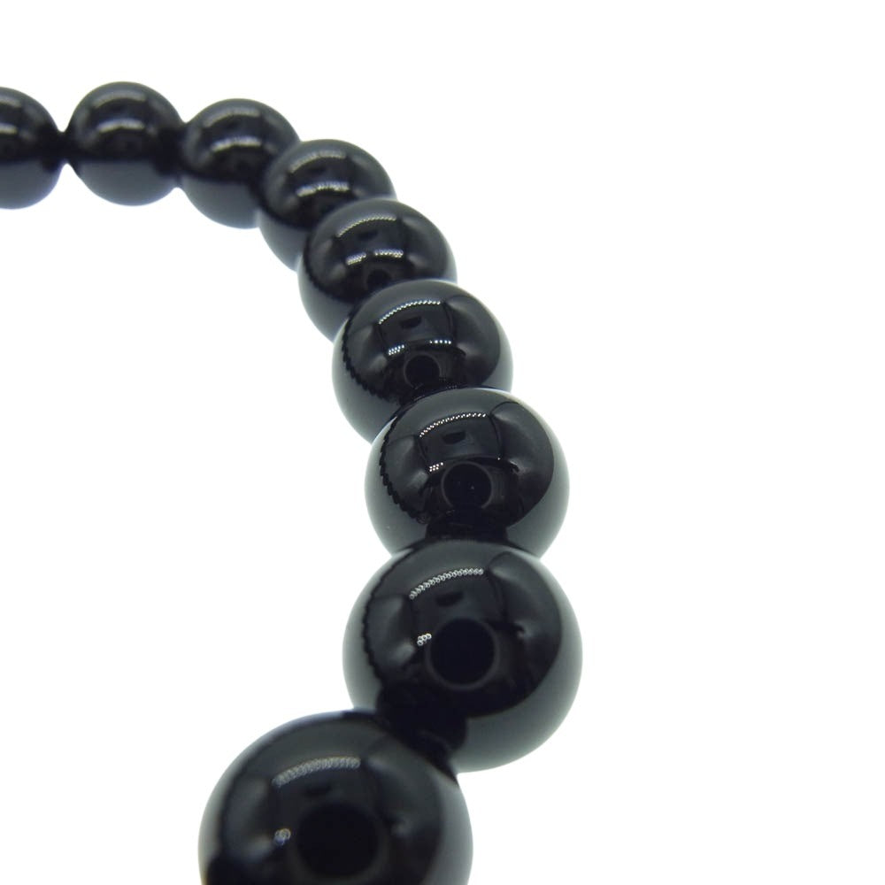 LONE ONES ロンワンズ MFSB-0002-SO-M 販売証明カード付属 ホークビード 10mm オニキス ストーン ブレスレット ブラック系【極上美品】【中古】