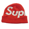 Supreme シュプリーム 21AW Big Logo Beanie ビッグ ロゴ ビーニー ニット帽 レッド系【中古】
