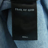 FEAR OF GOD フィアオブゴッド 5C17D fifth collection 5th コレクション デニム シャツ 長袖 インディゴブルー系 S【中古】