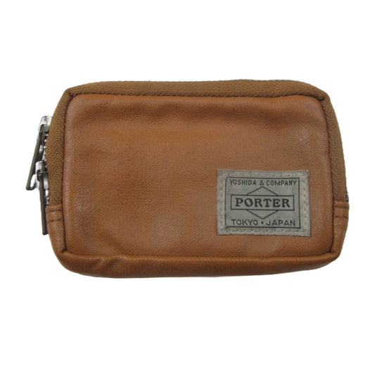 PORTER ポーター 707-07178 FREE STYLE フリースタイル 小銭入れ コインケース ベージュ系【中古】