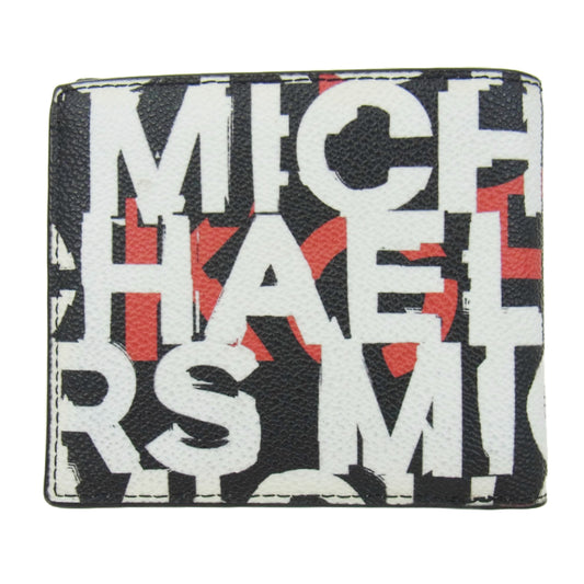 Michael Kors マイケルコース 二つ折り レザー ウオレット 財布 マルチカラー系【中古】